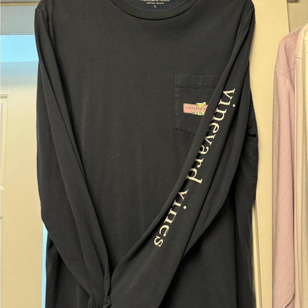 Navy Vineyard Vines Shirt